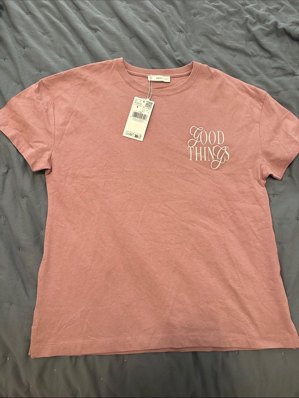 Mango teen girls “Good Things” tee NWT